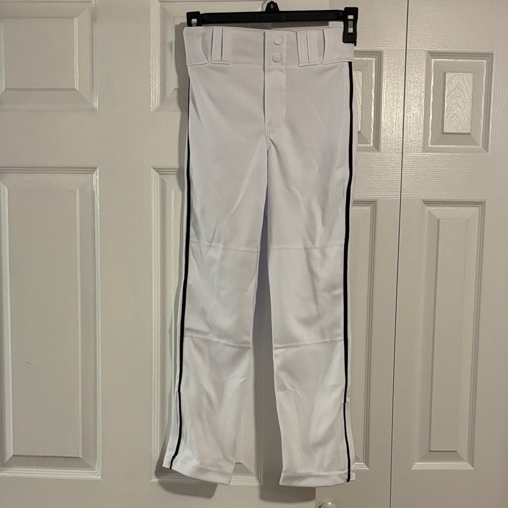 Classic Baseball Pants with Black pinstripe